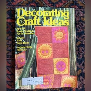 1981 Vintage Decorating Craft Ideas Magazine